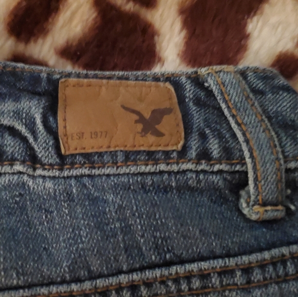 πHP American Eagle Patchwork Jean Shorts - Picture 8 of 9